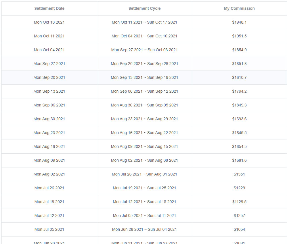 Chamet Agency Earnings